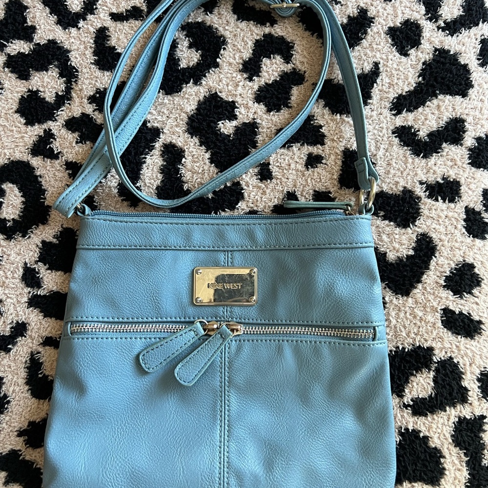 Nine West Light Blue Crossbody Bag